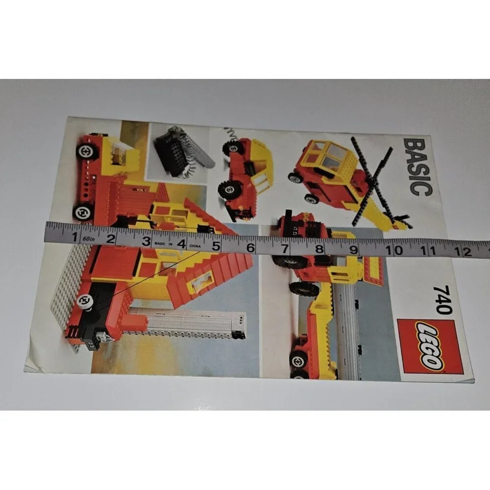 INSTRUCTIONS ONLY Lego Basic 740 Manual Replacement INSTRUCTIONS ONLY
